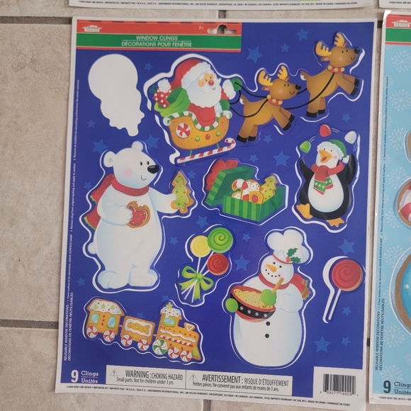 Christmas Holiday Window Clings - Picture 3 of 5